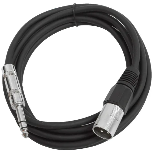 Vista 19 de Seismic Audio - SATRXL-M2 - Cable de conexión XLR verde de 2 pies macho a 1/4" TRS