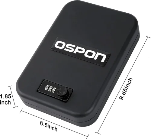 Vista 5 de Funda segura para armas para mesita de noche, mesita de noche, automóvil, debajo de la cama, apta para pistola apilable, pequeña caja fuerte oculta