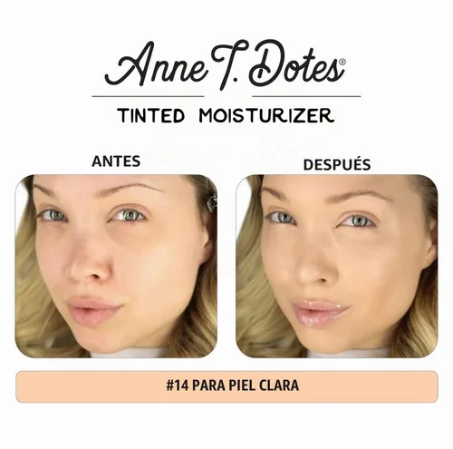 Vista 5 de theBalm Anne T. Dotes Crema hidratante teñida #14, 1 onza líquida