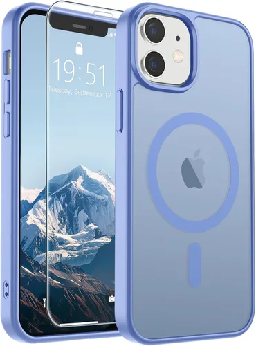 Vista 27 de SUPFINE Funda magnética para iPhone SE 2022 (3ª)/2020 (2ª), iPhone 8 (compatible con MagSafe) (protección contra caídas de grado militar), funda