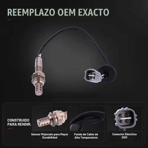 Vista 3 de Sensor de Oxígeno Posterior de Repuesto - Compatible con Lexus y Toyota - ES350, GX460, GX470, LX470, LX570, 4Runner, Avalon, Camry, FJ Cruiser