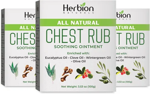 Vista 10 de HERBION Naturals Ungüento para el pecho - Pomada calmante con vapores relajantes para adultos y niños de 2 años en adelante - Alivia la tos