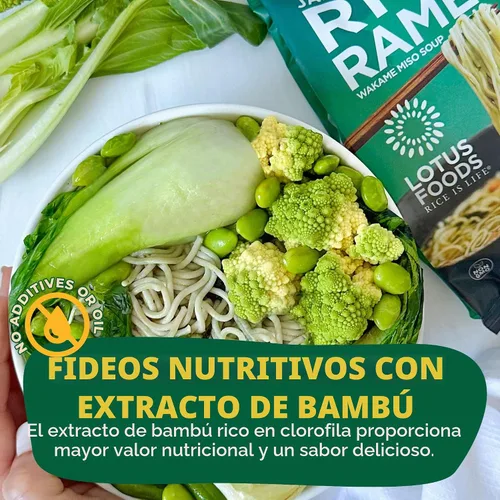 Vista 4 de Lotus Foods Jade Pearl Organic Rice Ramen - Bolsas de 2.8 onzas (paquete de 10)