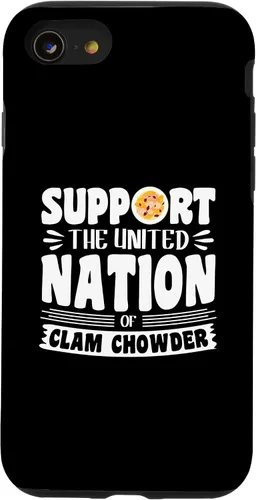 Vista 18 de iPhone 16 Support the united nation of Clam Chowder Case