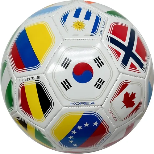 Vista 7 de Icon Sports Balón de fútbol de banderas de país, tamaño 5, equipos nacionales del club mundial, pelota de fútbol con bandera #5