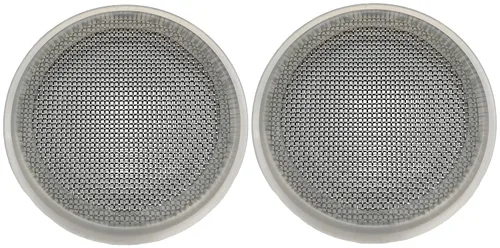 Vista 2 de Juntas sanitarias de 2 pulgadas de triple abrazadera (paquete de 2), juntas de pantalla tipo unido (#20 malla/841 μm), silicona platino