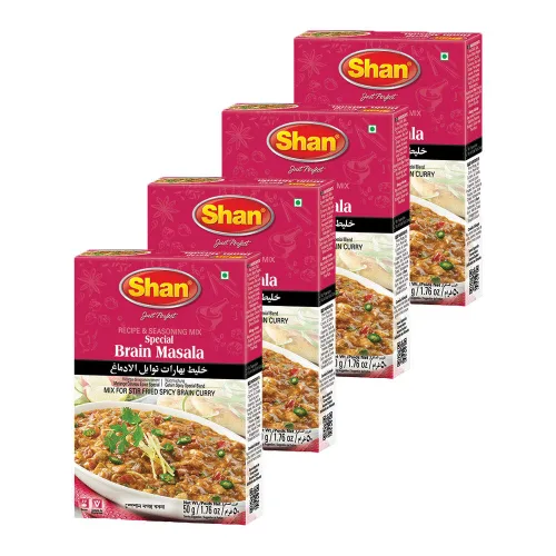 Vista 301 de Shan Chicken 65 - Mezcla de recetas y condimentos de 2.1 oz (60 g) - Polvo de especias para pollo frito picante agridulce - Adecuado