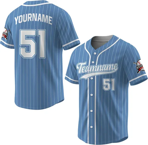 Vista 20 de Camiseta de béisbol a rayas personalizadas con logotipo de número de nombre para hombres, mujeres, jóvenes, niños, camiseta de uniforme
