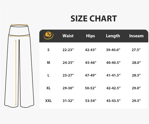 Vista 7 de TOPYOGAS Pantalones de yoga sueltos casuales para mujer, cómodos pantalones de pierna ancha, pantalones de cintura alta, ligeros, pantalones
