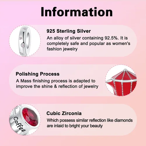 Vista 184 de Abalorios de plata de ley 925 con letras de la A ~ Z, para pulseras, collares, Día de San Valentín, Día de la Madre, joyería regalos para mujeres