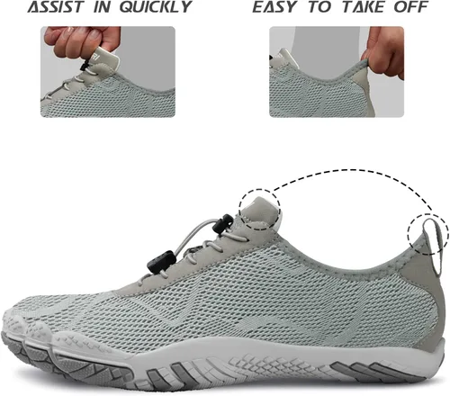 Vista 6 de SIMARI WP005 - Zapatos acuáticos unisex, deportes acuáticos, sensación descalza, de secado rápido, para playa, natación, yoga, surf, piscina