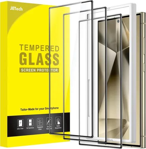 Vista 21 de JETech Protector de pantalla compatible con Samsung Galaxy S20 FE de 6.5 pulgadas, película de vidrio templado, paquete de 3