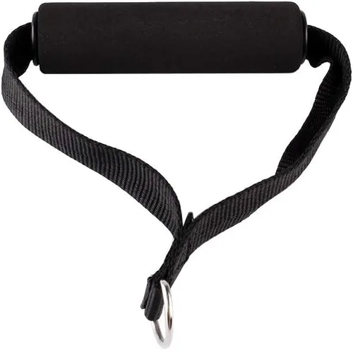 Vista 4 de CHICIRIS Cuerda de resistencia para gimnasio, mango de banda de resistencia de 154.3 lbs, mango de cable resistente, color negro para ejercicios