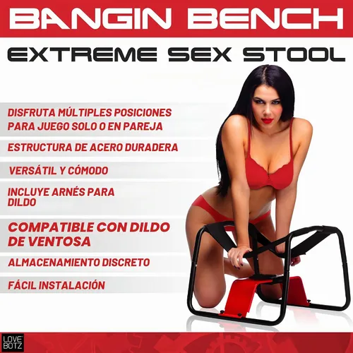 Vista 2 de LoveBotz Bangin Bench Extreme taburete para sexo 1 unidad