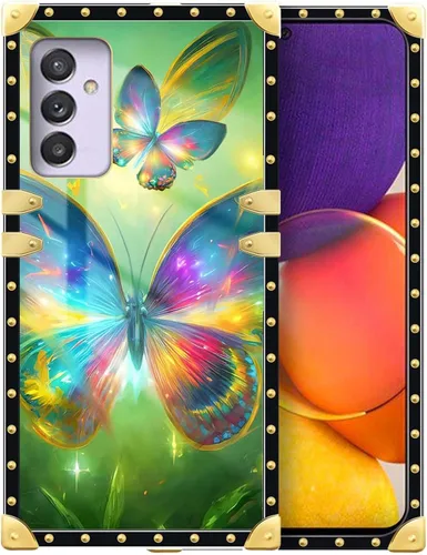 Vista 118 de Funda compatible con Samsung Galaxy A03S 4G, TPU suave de lujo y parte trasera de policarbonato duro para niñas y mujeres, funda protectora a prueba