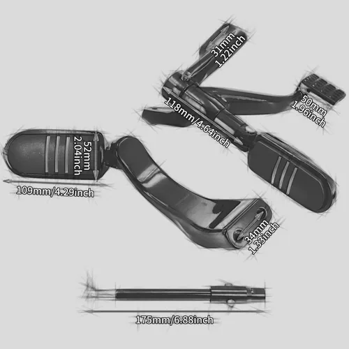 Vista 6 de Kit de Estriberas de Controles Avanzados para Harley Sportster Iron 883 XL883N 48 XL1200X Iron 1200 XL1200NS 72 XL1200V Super Low XL883L Roadster