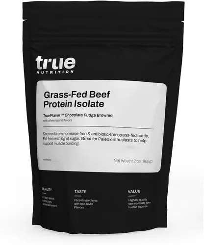 Vista 11 de True Nutrition Polvo aislado de proteína de carne de res alimentada con pasto – 1.02 oz de proteína por porción – Cero carbohidratos, sin grasa, sin