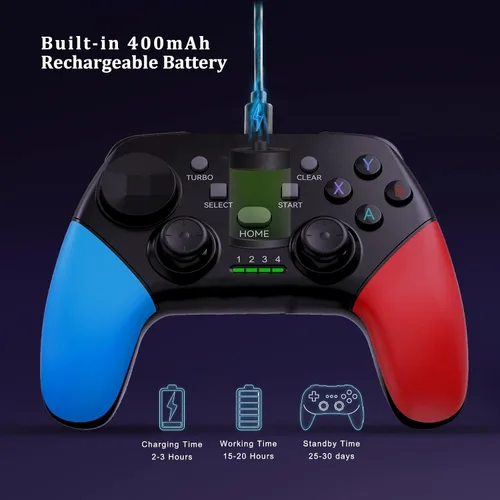 Vista 18 de arVin Game Controller for iPhone/iOS/Android/PC/Steam Deck with Phone Holder, Turbo, Wireless Gamepad Joystick for iPhone