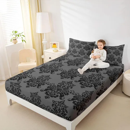 Vista 29 de Juego de ropa de cama con estampado de leopardo, tamaño individual, juego de cama de guepardo africano para decoración de dormitorio