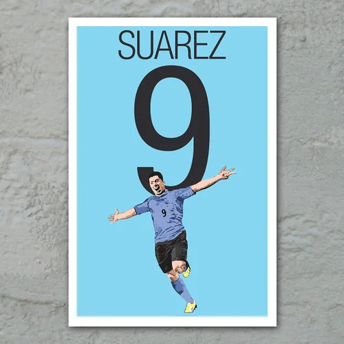 Vista 2 de Graphics 17 Cartel de Luis Suárez Uruguay