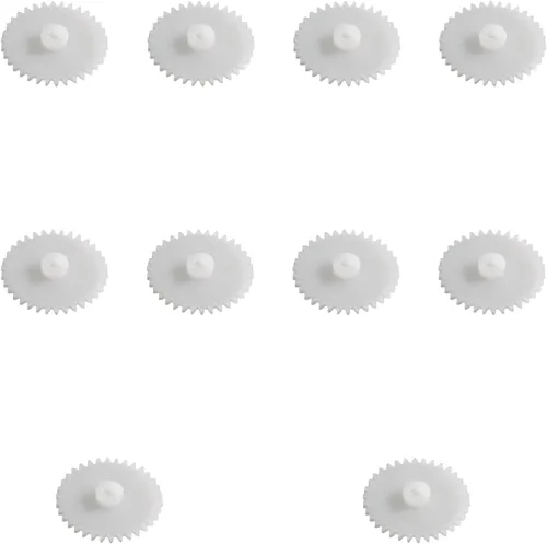 Vista 3 de Othmro Engranajes de plástico 34 dientes modelo 342A engranaje de reducción engranajes de gusano de plástico para RC coche robot motor