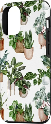 Vista 2 de iPhone 15 Amante de plantas de interior mamá señora Jardinería Boho Case