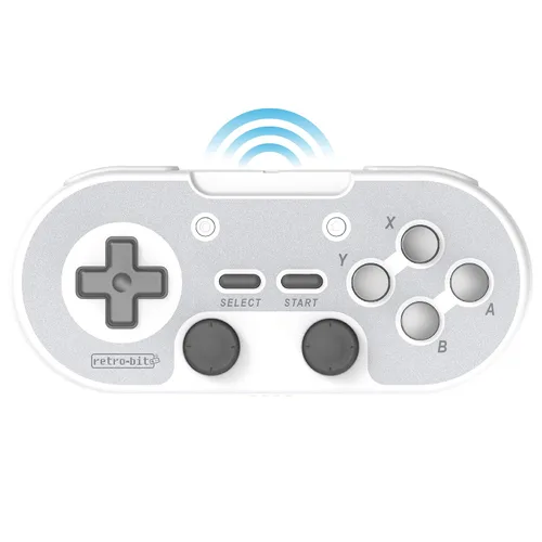Vista 14 de Retro-Bit Legacy 16 Wireless 2.4GHz Controller for SNES, Switch, PC, MacOS, RetroPie, Raspberry Pi and Other USB Devices (Classsic Gray)