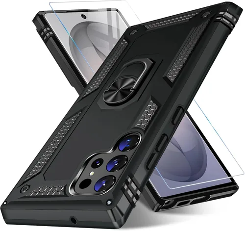 Vista 93 de Funda para Samsung Galaxy S21 5G resistente con protector de pantalla integrado, armadura dura, funda anticaída militar para Samsung S21 5G 6.2 2021