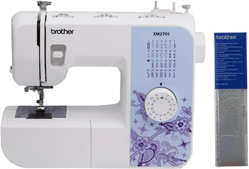 Vista 12 de Máquina de coser Brother XM2701 liviana, con todas las funciones, con 27 puntos, función automática para hacer ojales en 1 paso, 6 pies de costura