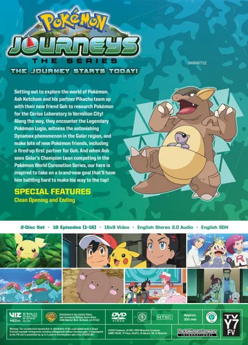 Vista 2 de Pokémon Journeys The Series Season 23 - The Journey Starts Today! (DVD)