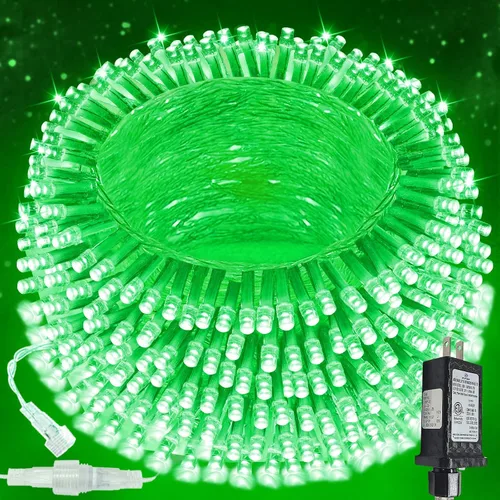 Vista 36 de Guirnalda de 200 luces LED conectables con control remoto, luces de Halloween para exteriores