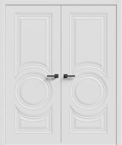 Vista 7 de SARTODOORS Puerta interior de 18 x 80 pulgadas Base 7801 blanca Manija de marco de panel regular individual Puertas de baño y dormitorio