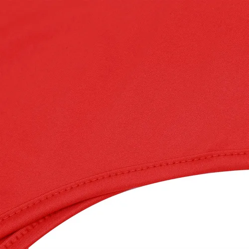 Vista 6 de Kshcf Body de manga corta para mujer con cuello redondo corto y elástico