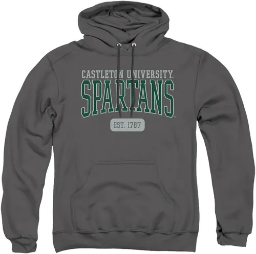 Vista 337 de LOGOVISION Colección de sudaderas con capucha unisex con diseño oficial de Collegiate Est. Date para hombres y mujeres