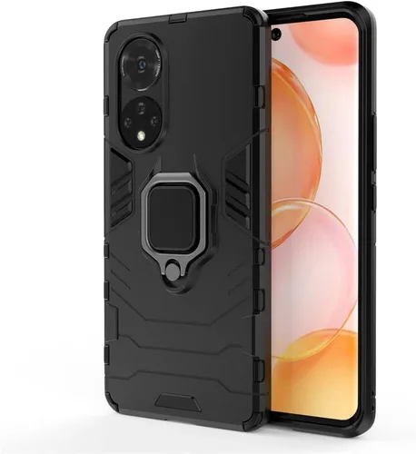 Vista 5 de MaiJin Compatible con Huawei Nova 9, Honor 50, soporte de anillo de metal, a prueba de golpes, parachoques duro