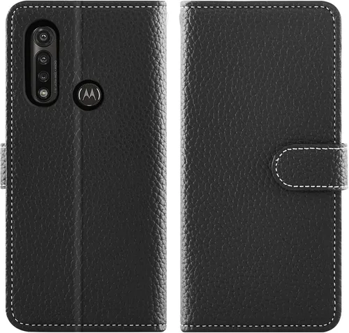 Vista 5 de Asuwish Funda de teléfono para Moto G Power 2020 con protector de pantalla de vidrio templado y funda de cartera, soporte para tarjetas, accesorios