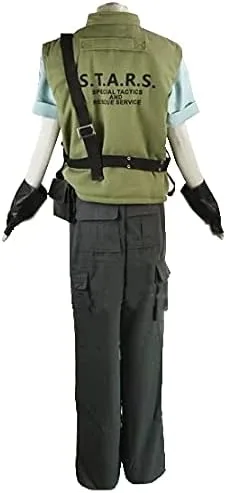 Vista 2 de Chris Redfield S.T.A.R.S. - Disfraz de uniforme para cosplay hecho a medida en cualquier