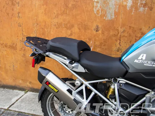 Vista 5 de AltRider Portaequipajes para motocicleta compatible con BMW R 1200/1250 GS refrigerado por agua, placa de aluminio gruesa con diseño de cero