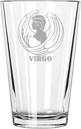 Vista 7 de Alankathy Mugs Vaso de cerveza de 16 onzas para signo del zodiaco Signo de nacimiento Acuario Aries, Cáncer Capricornio Géminis Leo Libra Piscis