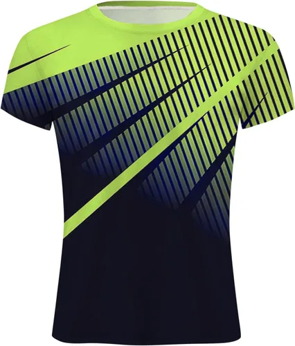 Vista 2 de Conjunto deportivo de verano para hombre, conjunto deportivo de 2 piezas, cuello redondo, manga corta y pantalones cortos