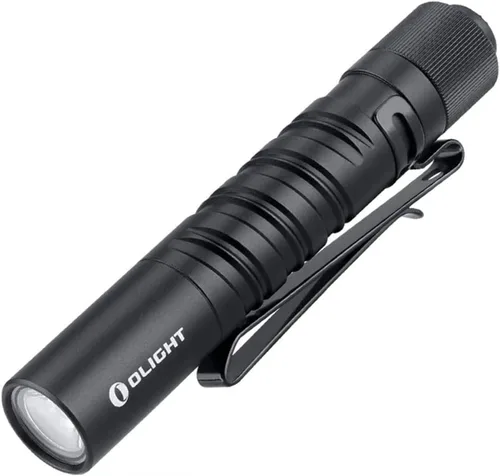 Vista 8 de Olight I3T EOS - Linterna delgada de 180 lúmenes de doble salida EDC, para acampar y senderismo, interruptor en el extremo de la linterna