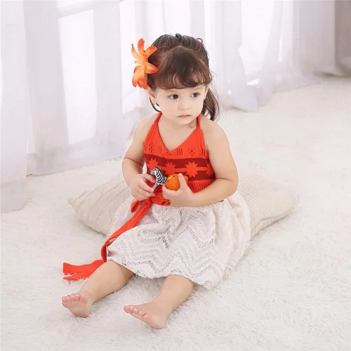 Vista 5 de Vestido de princesa para bebé, traje de baño, disfraz de Halloween y Navidad