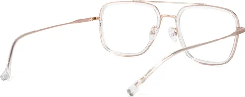 Vista 9 de Zeelool Gafas unisex de metal retro con bloqueo de luz azul para mujeres y hombres, Nayeli