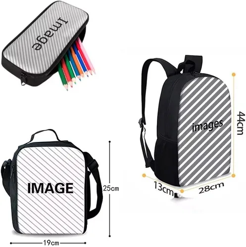 Vista 8 de AmzPrint Mochila ligera de 17 pulgadas para la escuela, mochila kawaii, mochila escolar para niñas, color rosa, Pelota de béisbol, Tamaño único