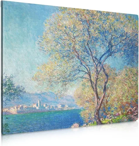 Vista 126 de IPIC - Reproducción artística de los lirios de agua de Claude Monet 1906, impresiones giclée coinciden con el marco dorado clásico, arte de pared