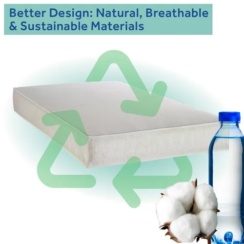 Vista 9 de Sealy OptiCool - Colchón prémium para cuna de bebé y cama infantil, colchón hipoalergénico y transpirable, colchón de espuma viscoelástica