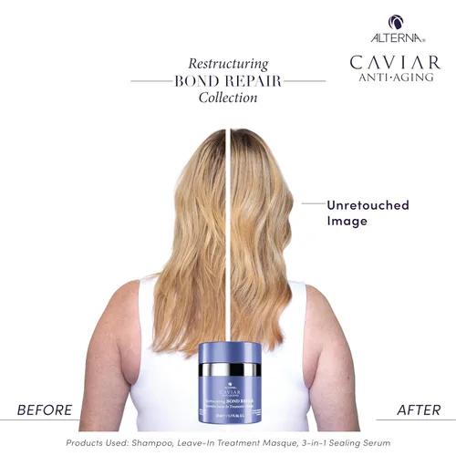 Vista 8 de Alterna Cuidado del cabello CAVIAR Anti-Aging Reestructuring Bond Repair Máscara de tratamiento intensivo sin enjuague 1.7oz Repara, fortalece