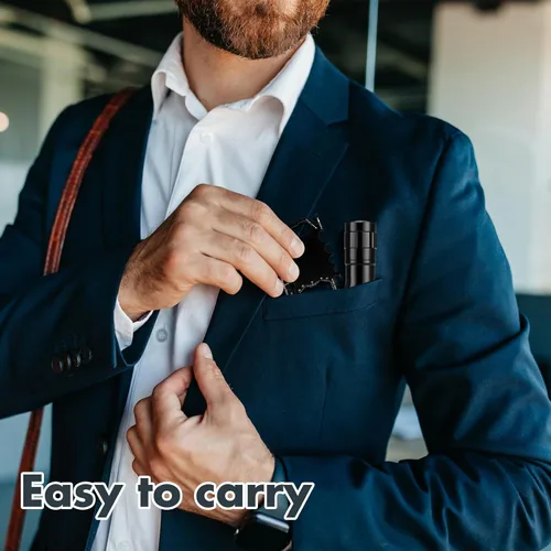 Vista 6 de Retisee 24 piezas de regalos a granel para hombres, cartera de tarjetas de crédito, multiherramienta, linternas negras, 46 en 1, herramienta