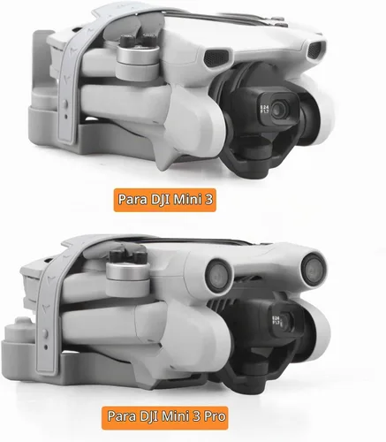 Vista 2 de HeiyRC Soporte de hélice Mini 3/Mini 3 Pro, protector de correa de protección estabilizador para DJI Mini 3 Series RC Drone Accesorios (gris)
