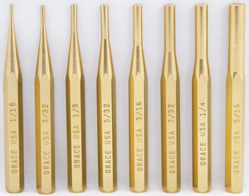 Vista 6 de Grace USAGrace USA Gun Care Brass Pin Punch Set